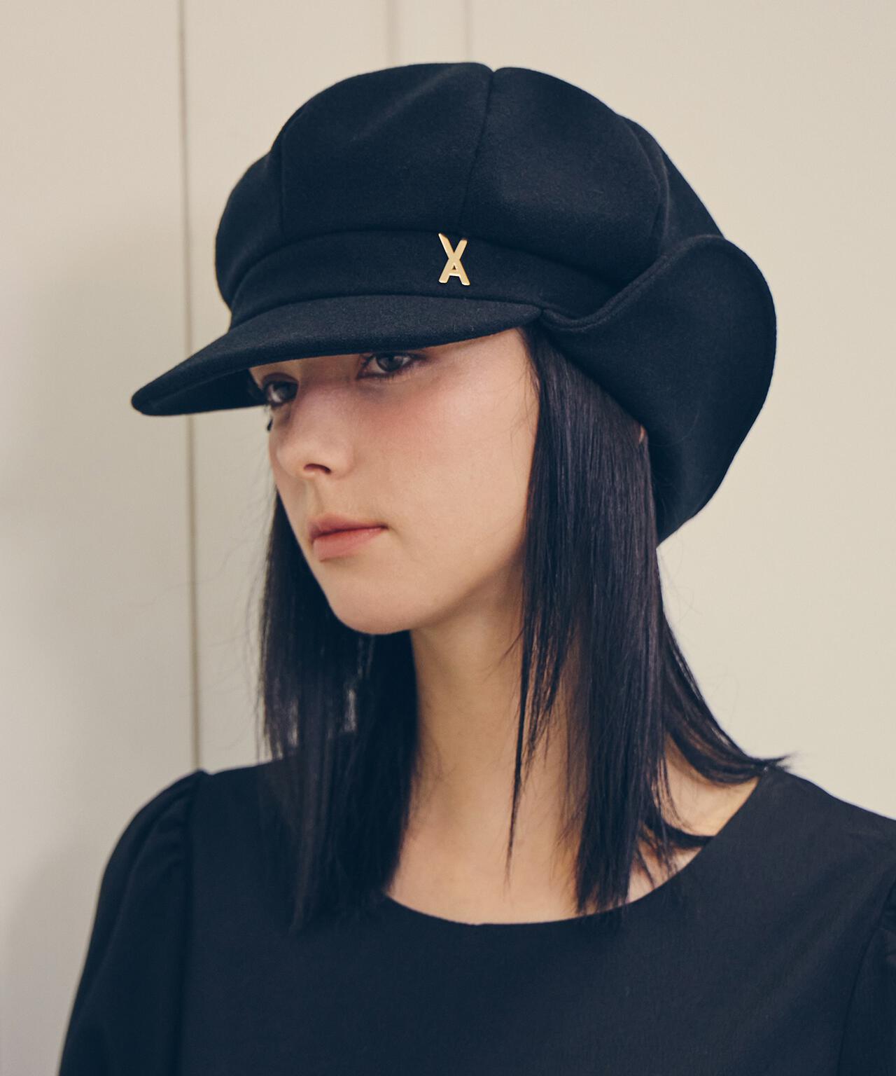 VARZAR/バザール/VA Stud Fly Newsboy Cap