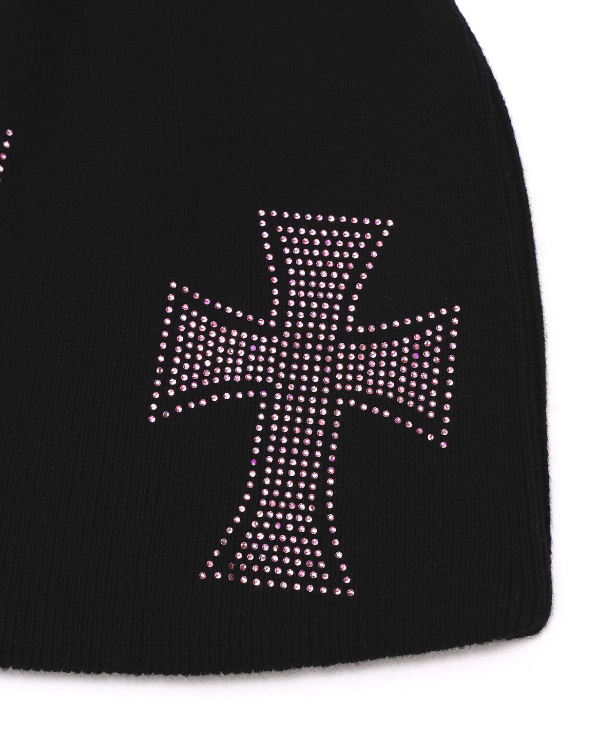 UNKNOWNLONDON/アンノウンロンドン/Cross Rhinestone Beanie