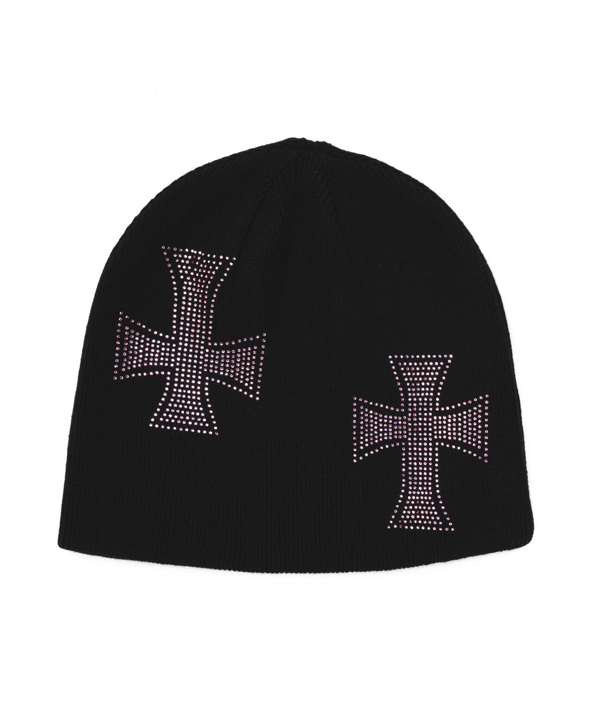 UNKNOWNLONDON/アンノウンロンドン/Cross Rhinestone Beanie
