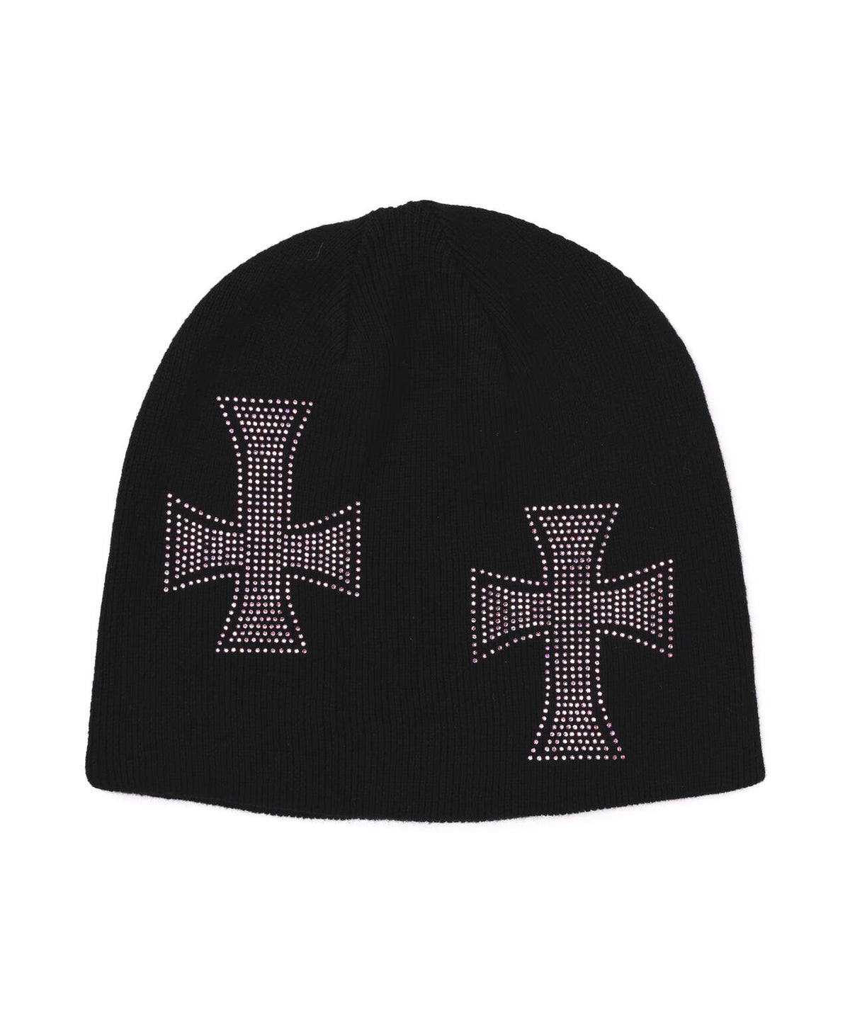 UNKNOWNLONDON/アンノウンロンドン/Cross Rhinestone Beanie