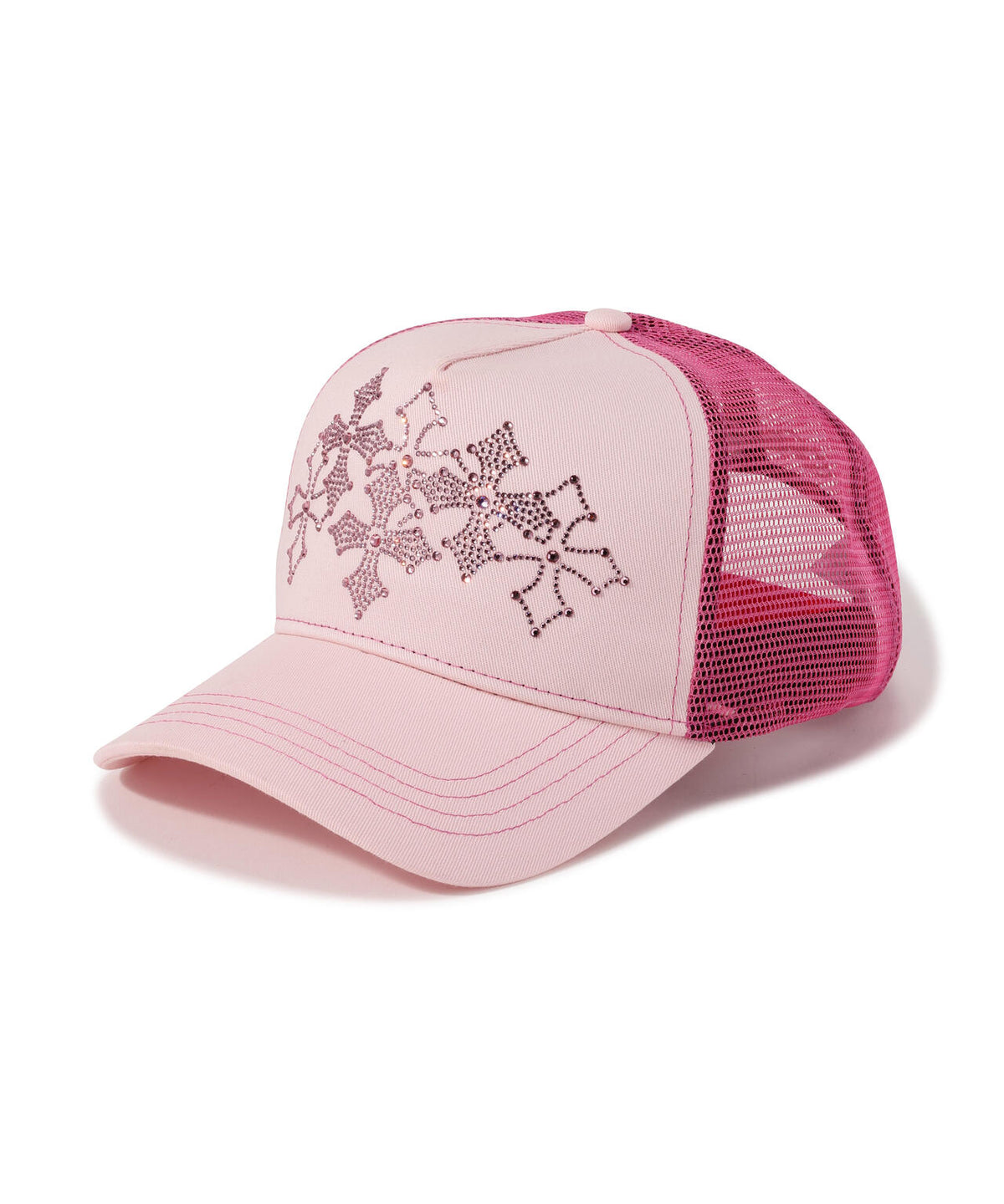 SupBaby by SUPPLIER/サプベイビーバイサプライヤー/Multiple Cross Rhinestone Mesh Cap