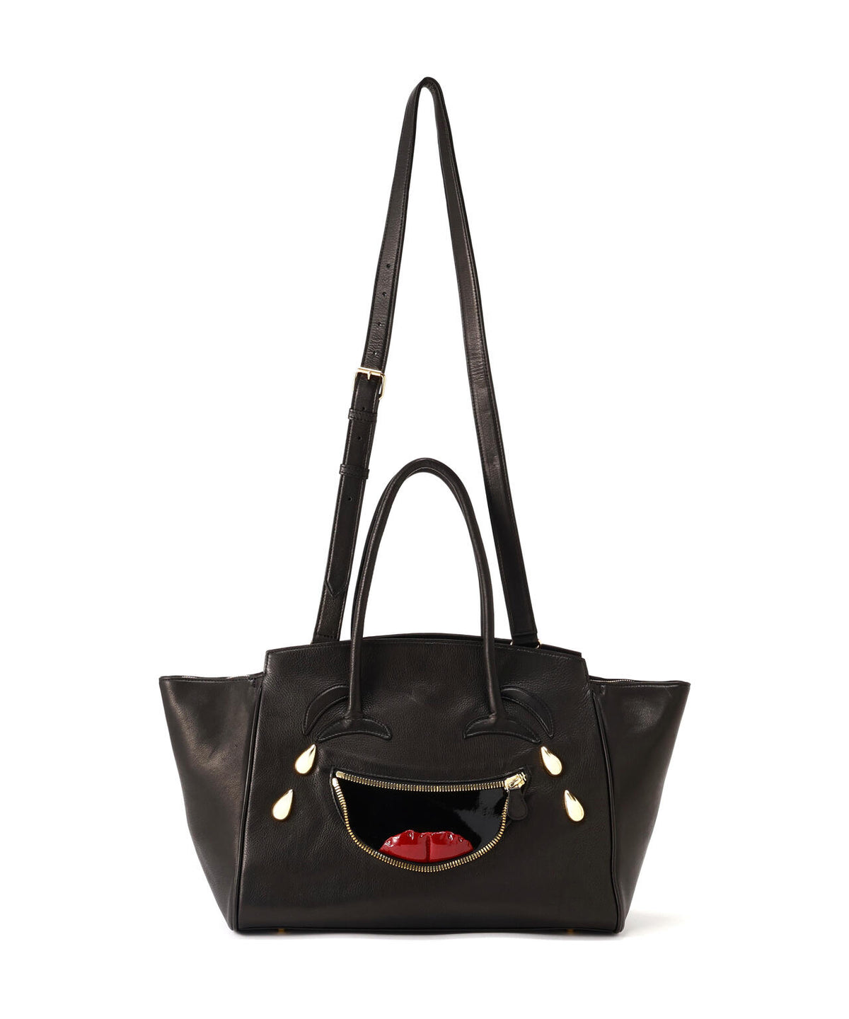 doublet/ダブレット/LAUGHING EMOJI LEATHER BAG
