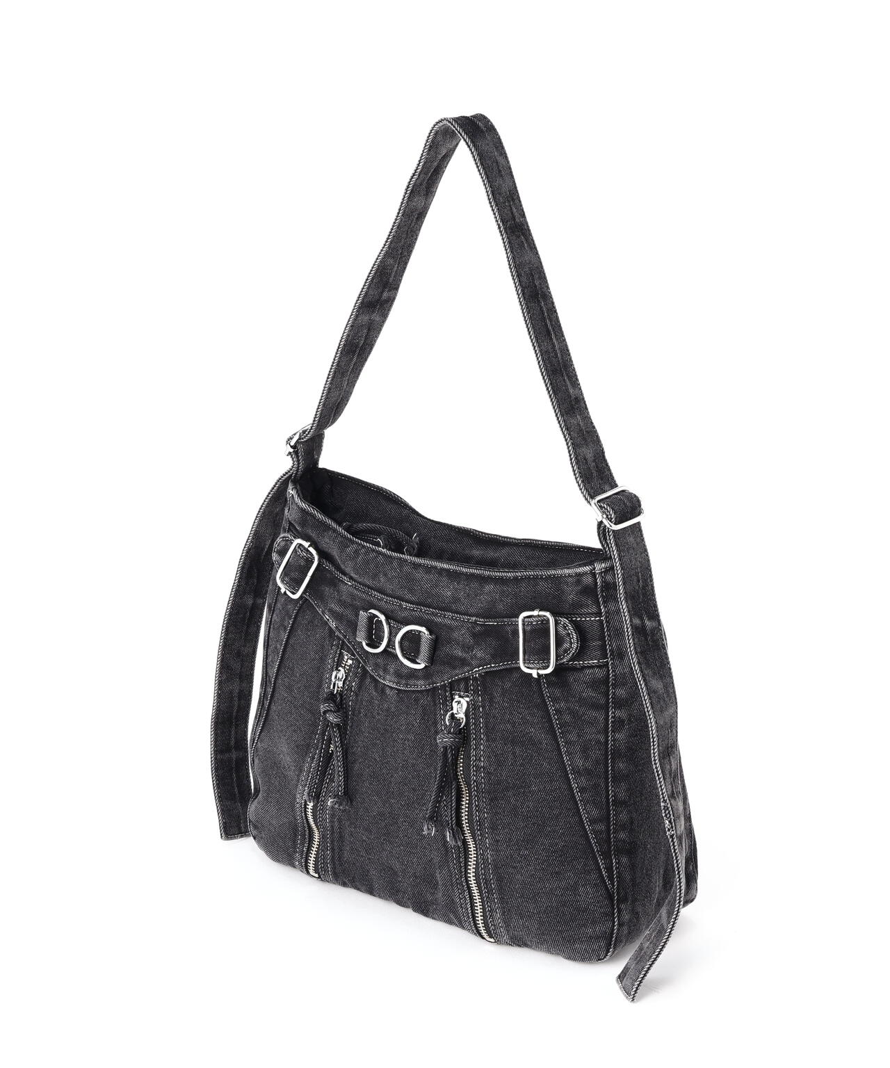 MAVYTH/※W ZIP DENIMSHOULDERBAG