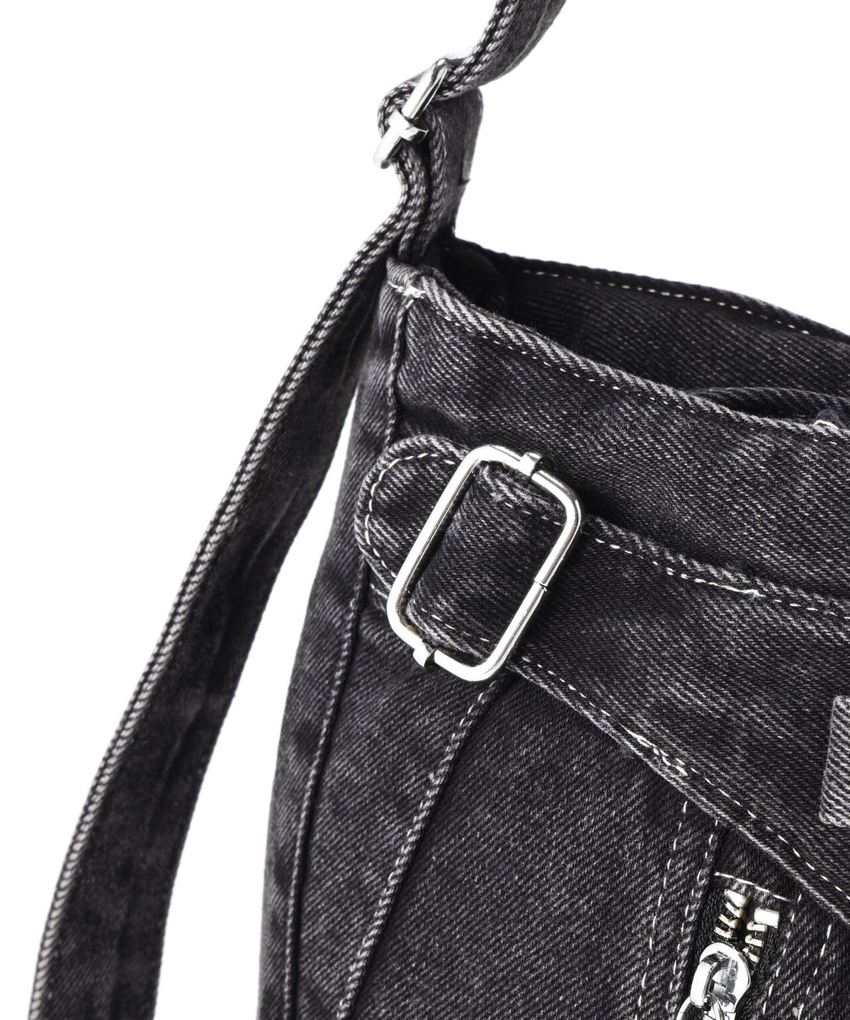 MAVYTH/メヴィス/W-ZIP DENIM SHOULDER BAG