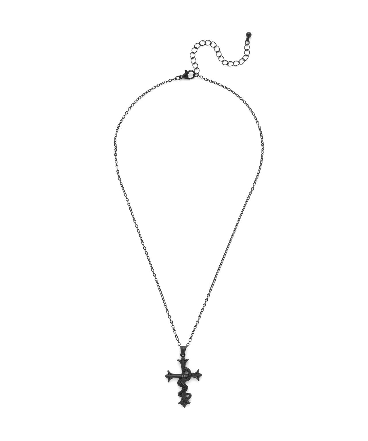 gibous/ギボス/Snack Cross Necklace