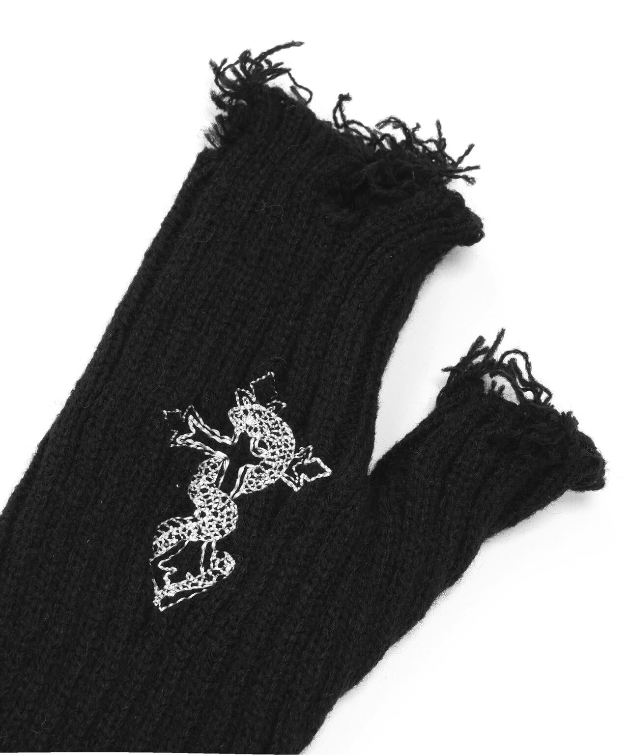 gibous/damage knit arm cover