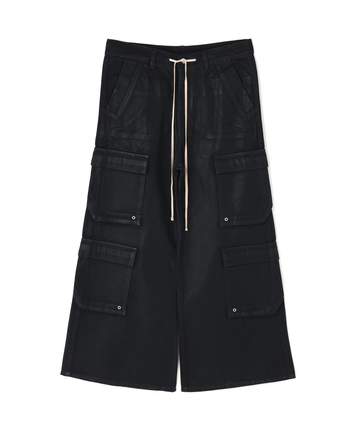 DankeSchon/ダンケシェーン/11oz RABBER COATED FLARE CARGO PANTS