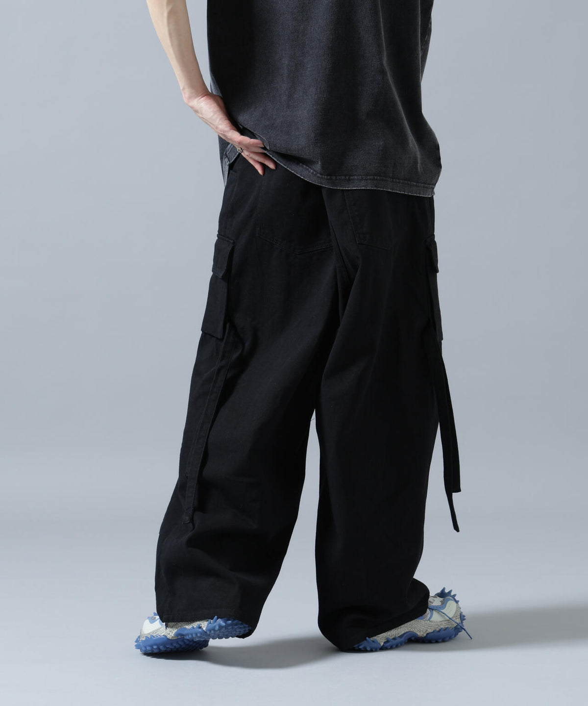 【WEB&DEPOT限定】DankeSchon/ダンケシェーン/MULTI POCKET DENIM CARGO PANTS