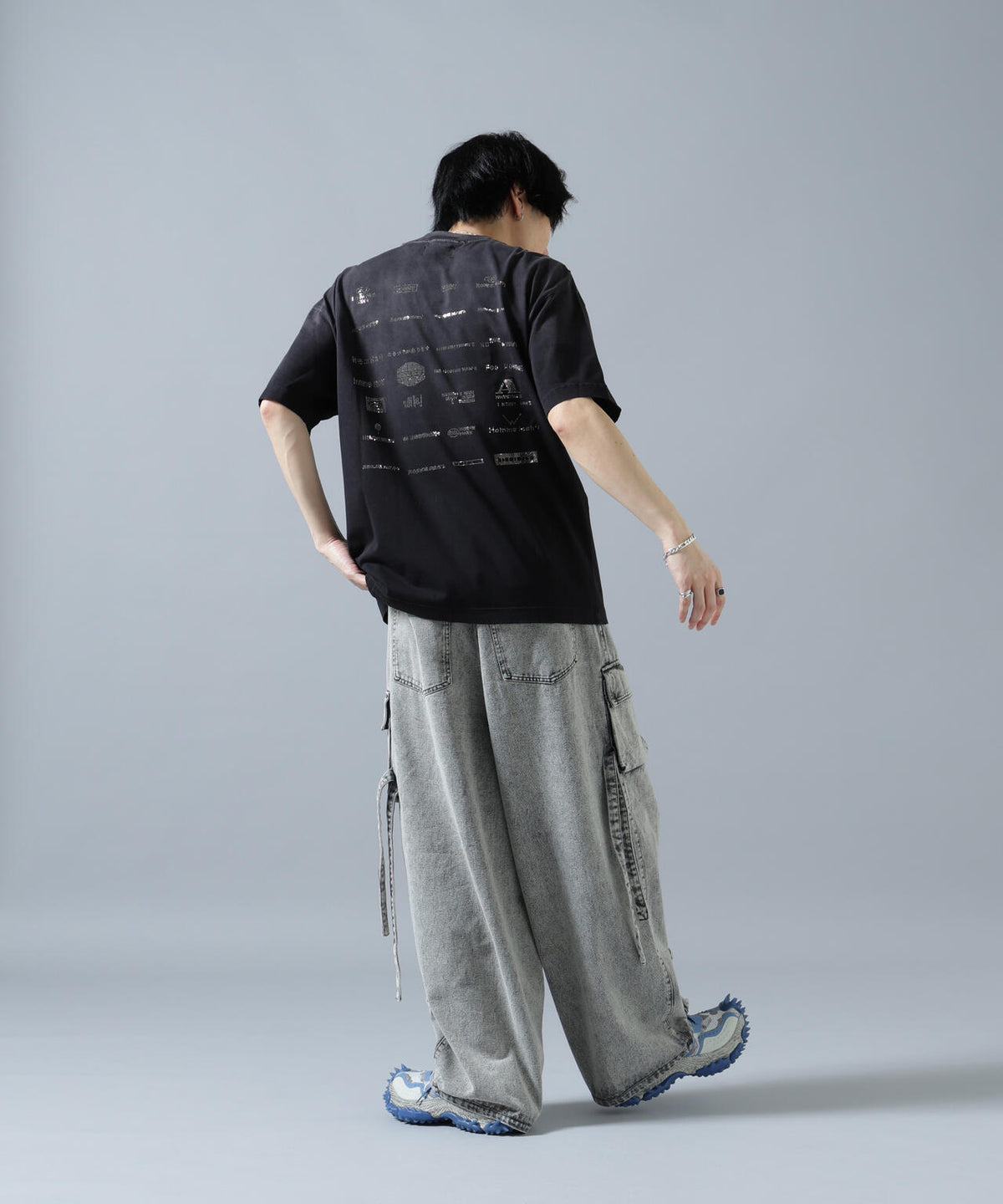 【WEB&DEPOT限定】DankeSchon/ダンケシェーン/MULTI POCKET DENIM CARGO PANTS