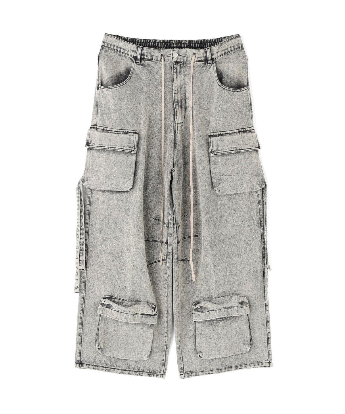 【WEB&DEPOT限定】DankeSchon/ダンケシェーン/MULTI POCKET DENIM CARGO PANTS