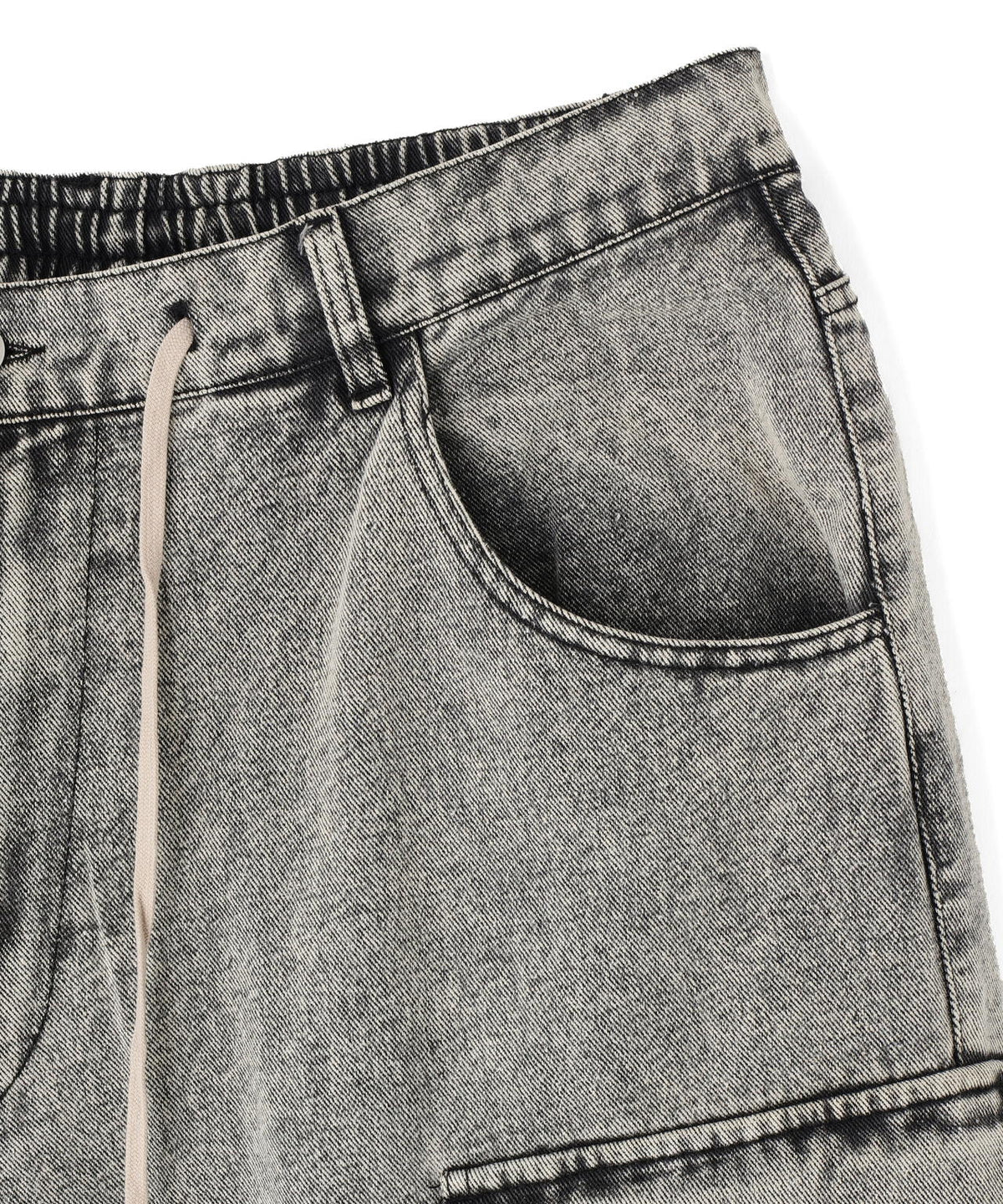 【WEB&DEPOT限定】DankeSchon/ダンケシェーン/MULTI POCKET DENIM CARGO PANTS