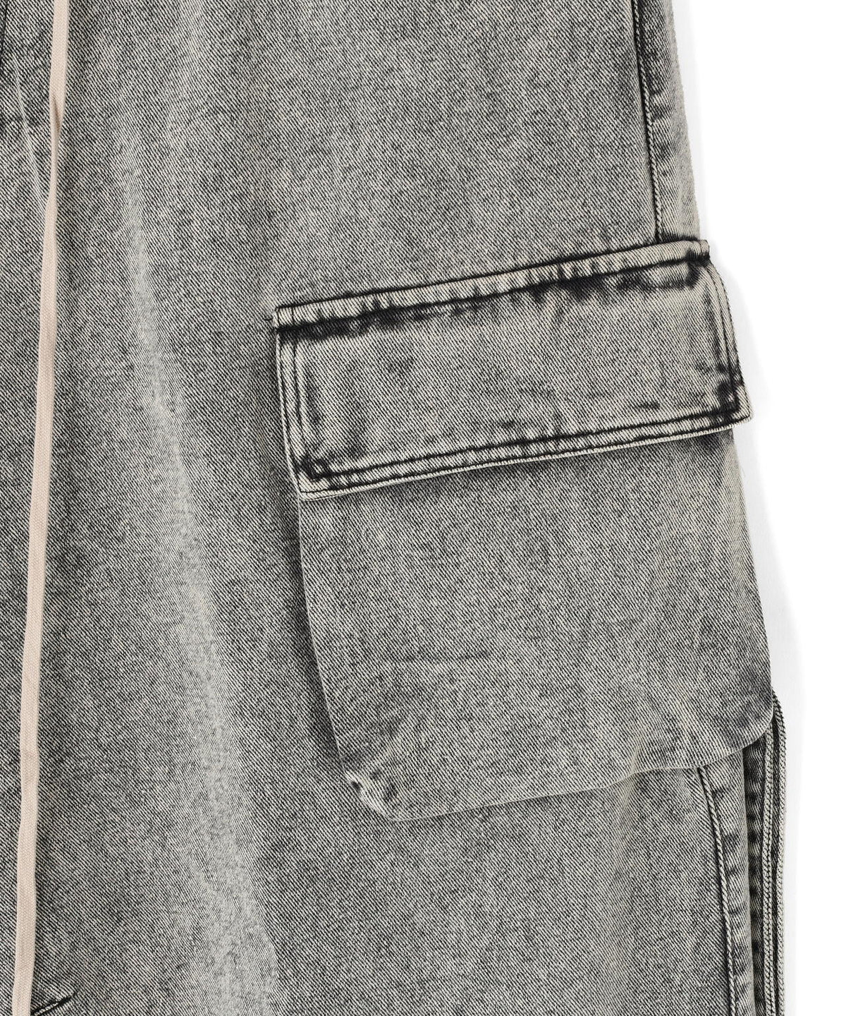 【WEB&DEPOT限定】DankeSchon/ダンケシェーン/MULTI POCKET DENIM CARGO PANTS