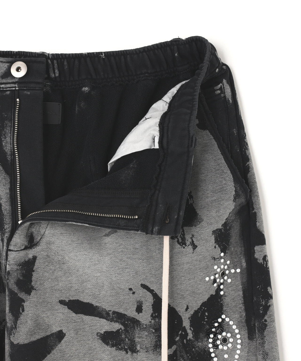 DankeSchon/ダンケシェーン/STUDS SWEAT BAGGY PANTS