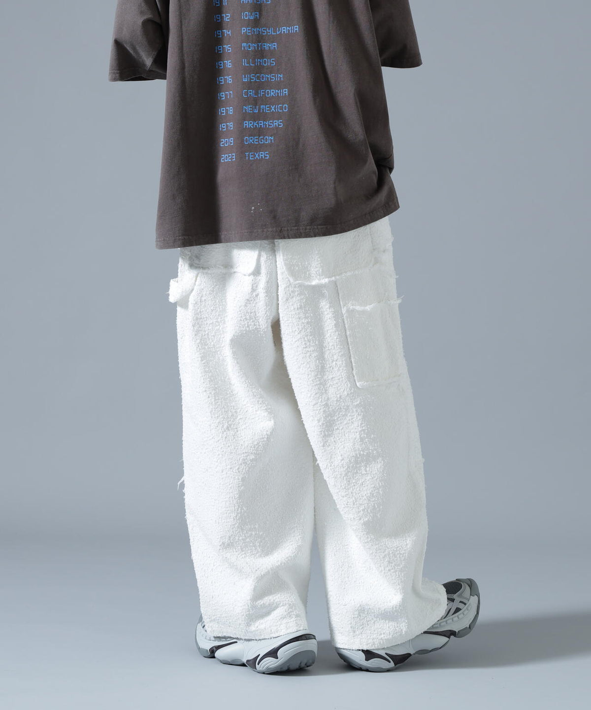 DankeSchon/ダンケシェーン/NEEDLEPUNCH DENIM W-KNEE PANTS