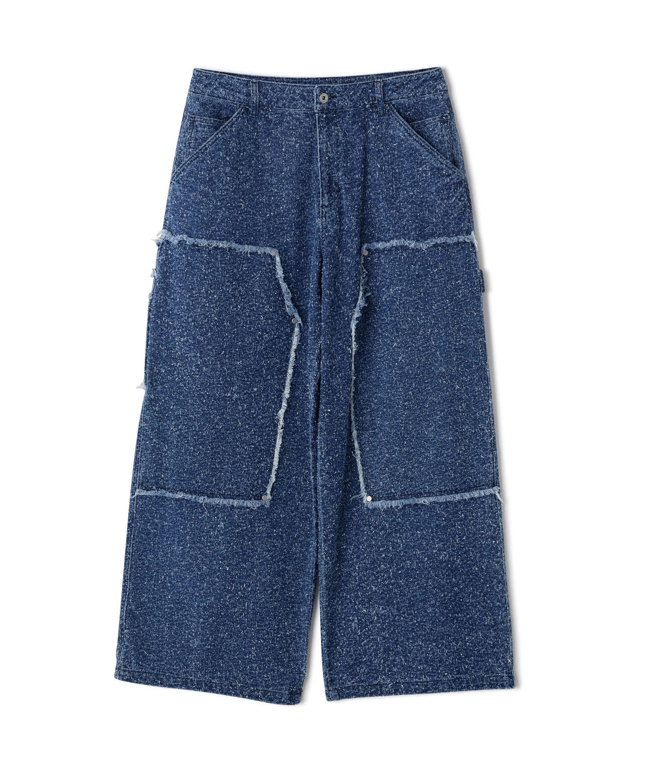 DankeSchon/ダンケシェーン/NEEDLEPUNCH DENIM W-KNEE PANTS