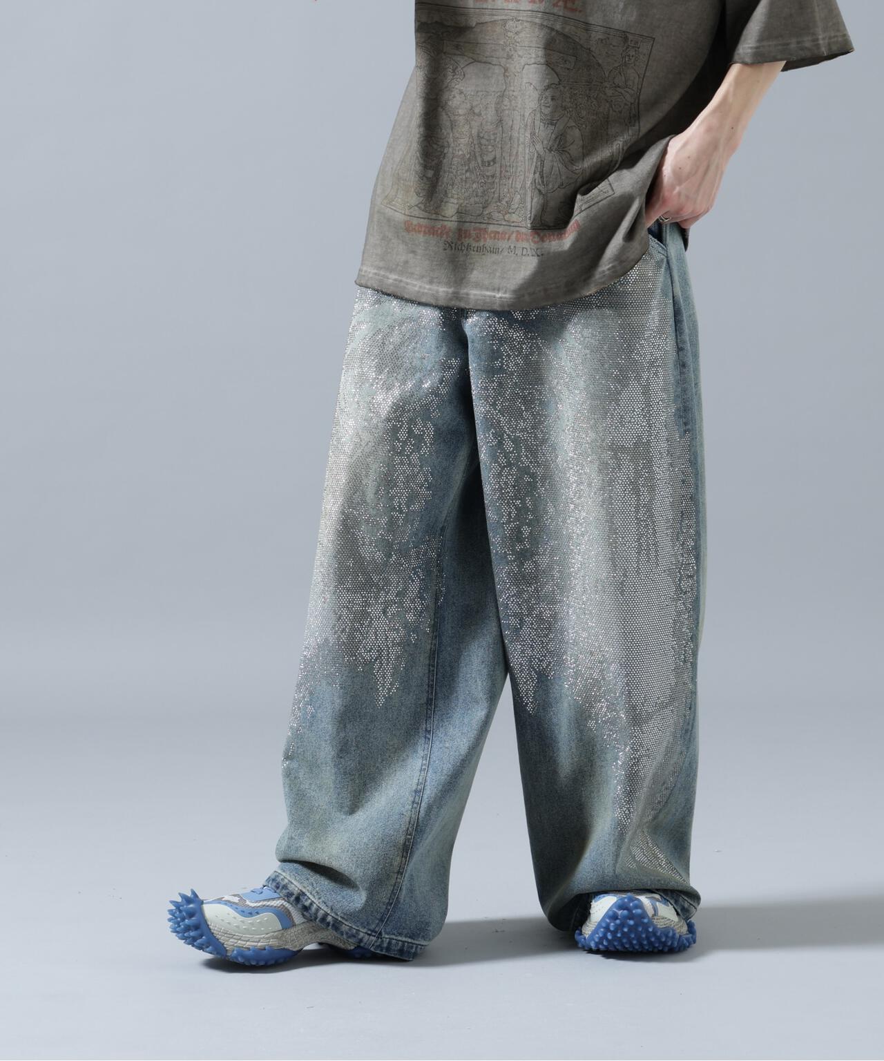 DankeSchon/ダンケシェーン/12oz BAGGY JEANS/SWARO