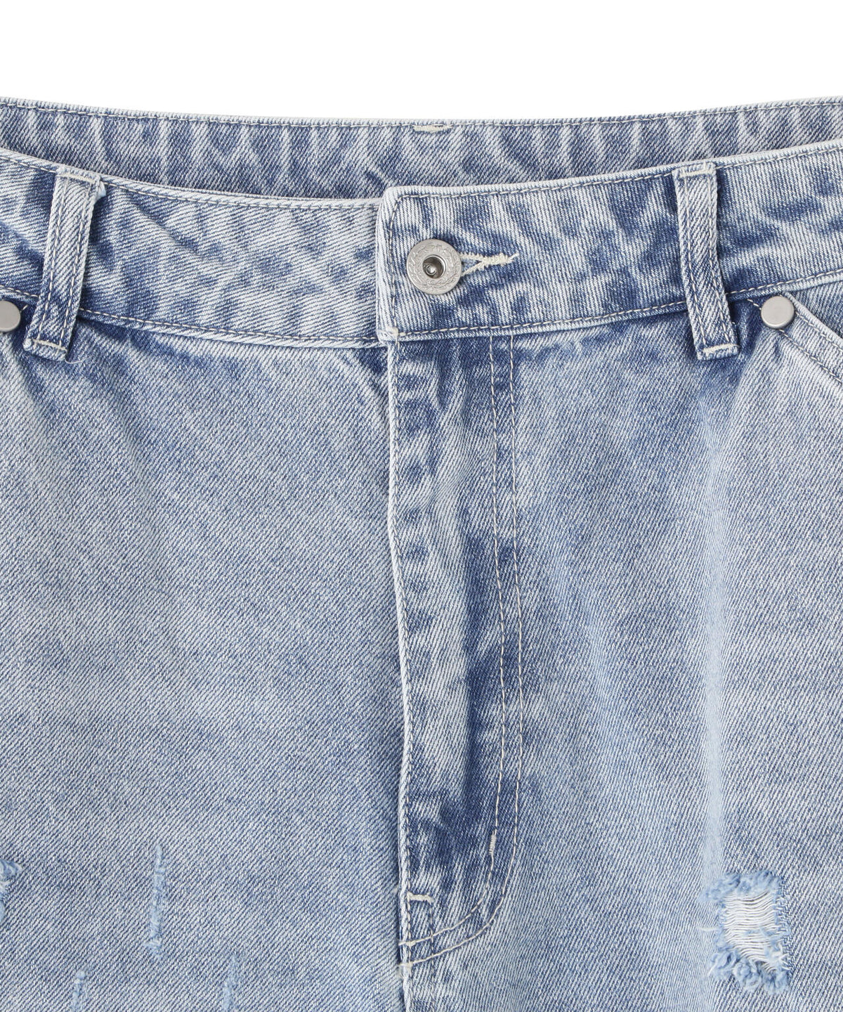DankeSchon/ダンケシェーン/12oz BAGGY JEANS/ICE