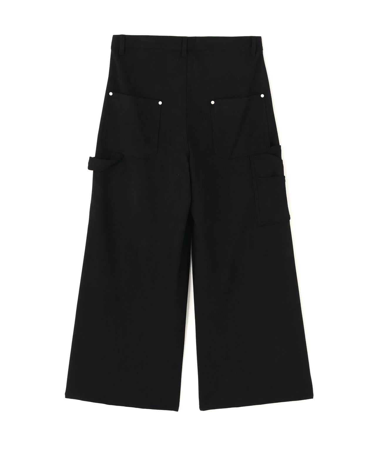 DankeSchon/ダンケシェーン/ECOSUEDE W-KNEE WIDE PANTS