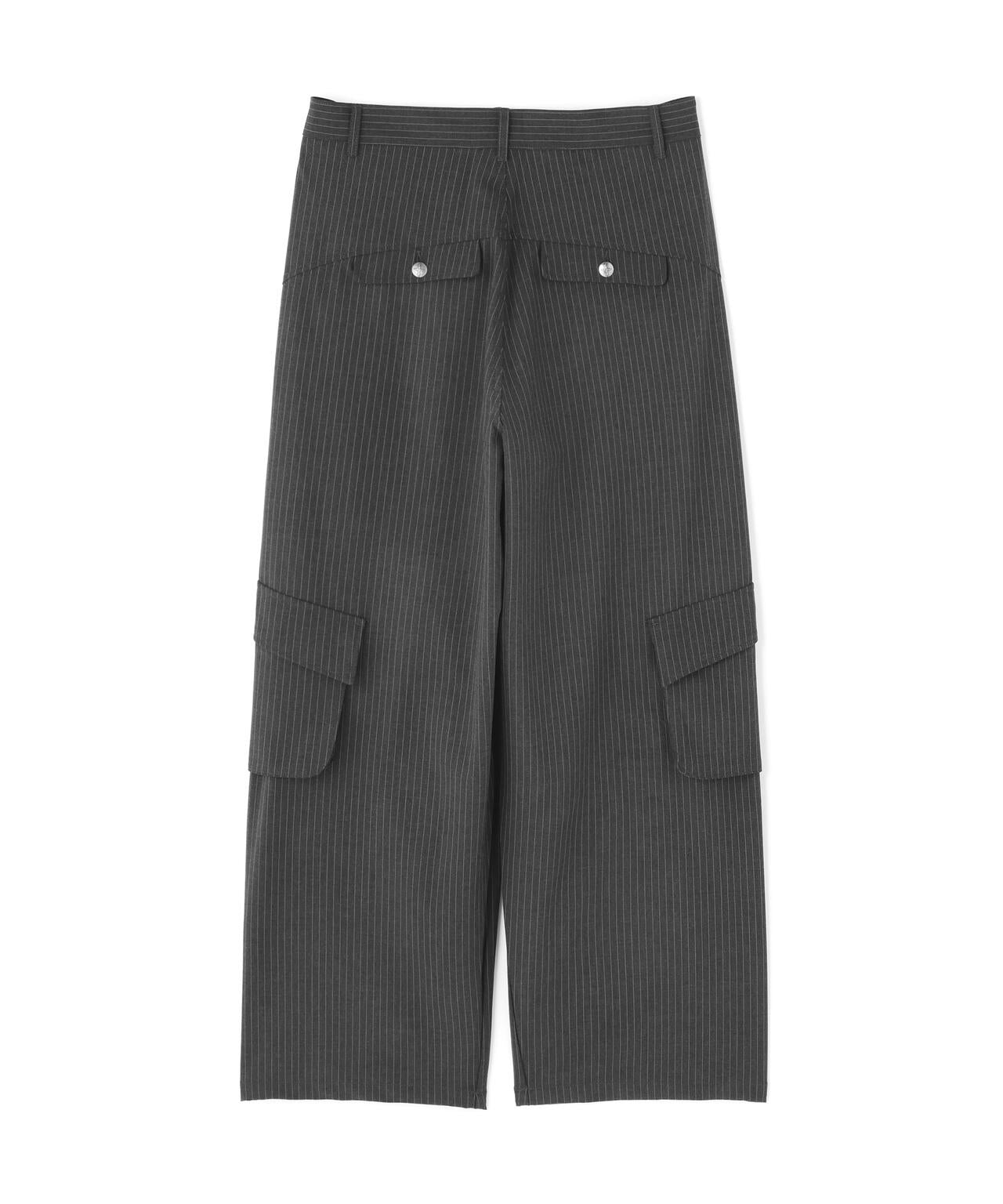 NOT4NERD/ノットフォーナード/TR Stripe Curved Pants