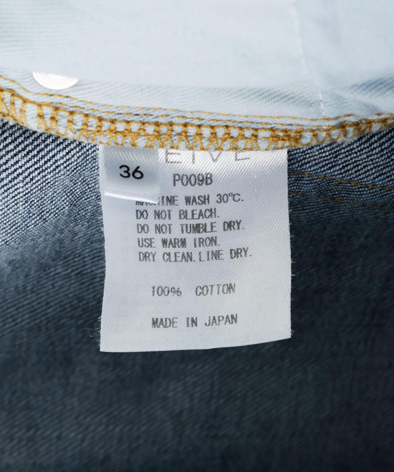 CEIVE/シーヴ/CLASSIC FIT DENIM PANTS