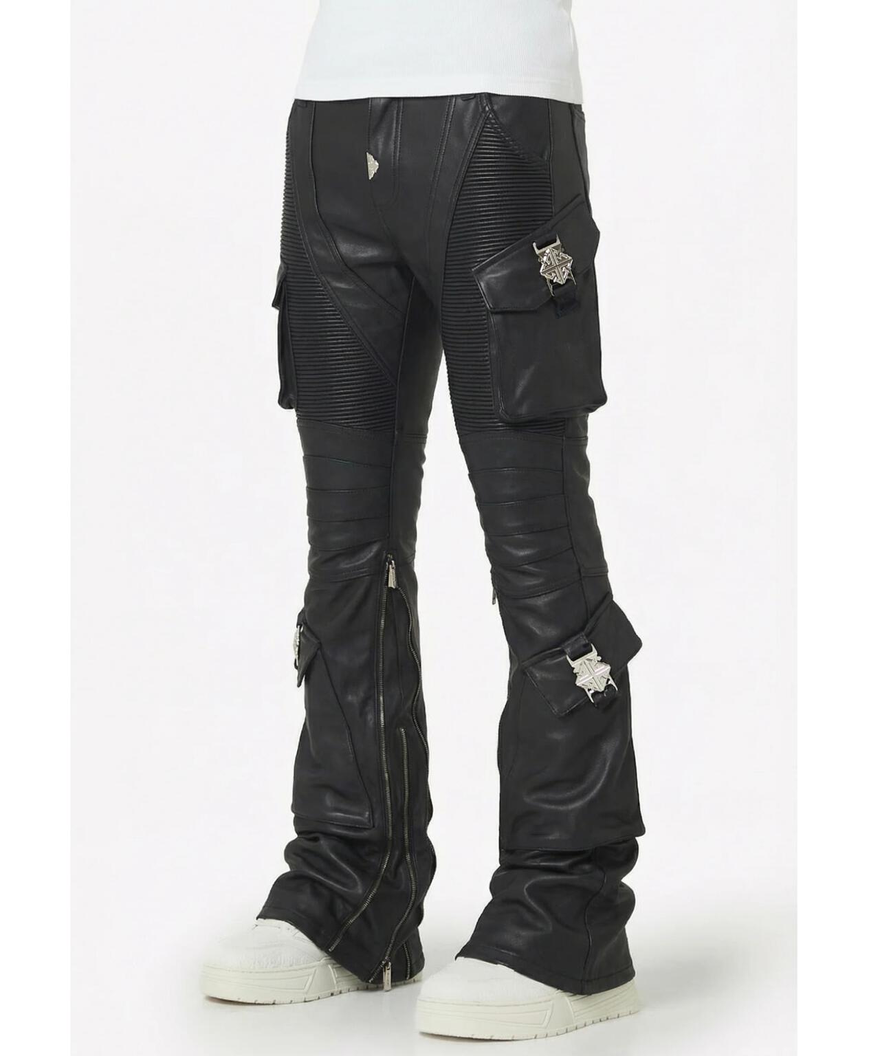 GUAPI/グアピ/Black Ops Leather Pant