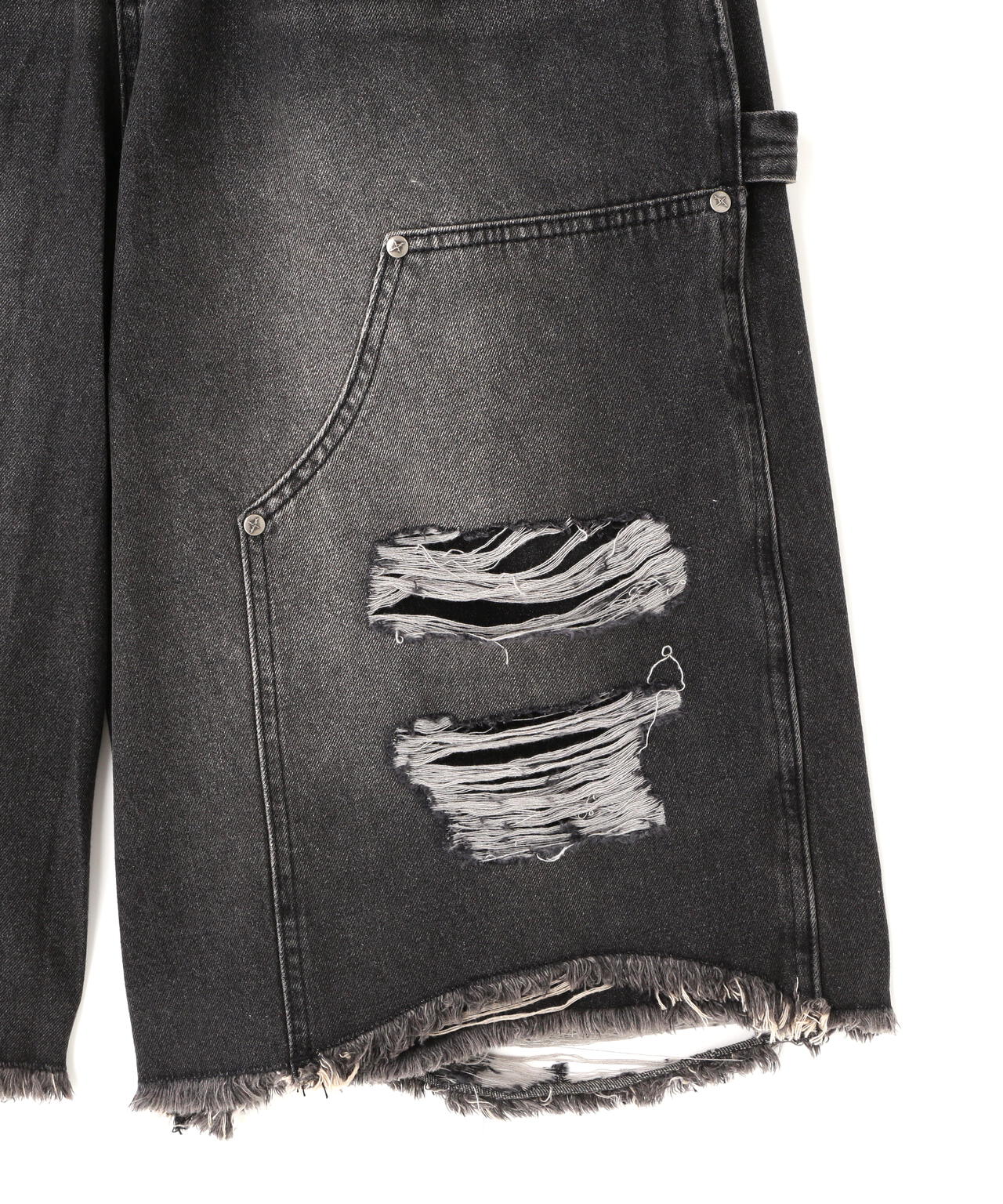 NOT4NERD/ノットフォーナード/Disztressed Carpenter Bermuda Shorts