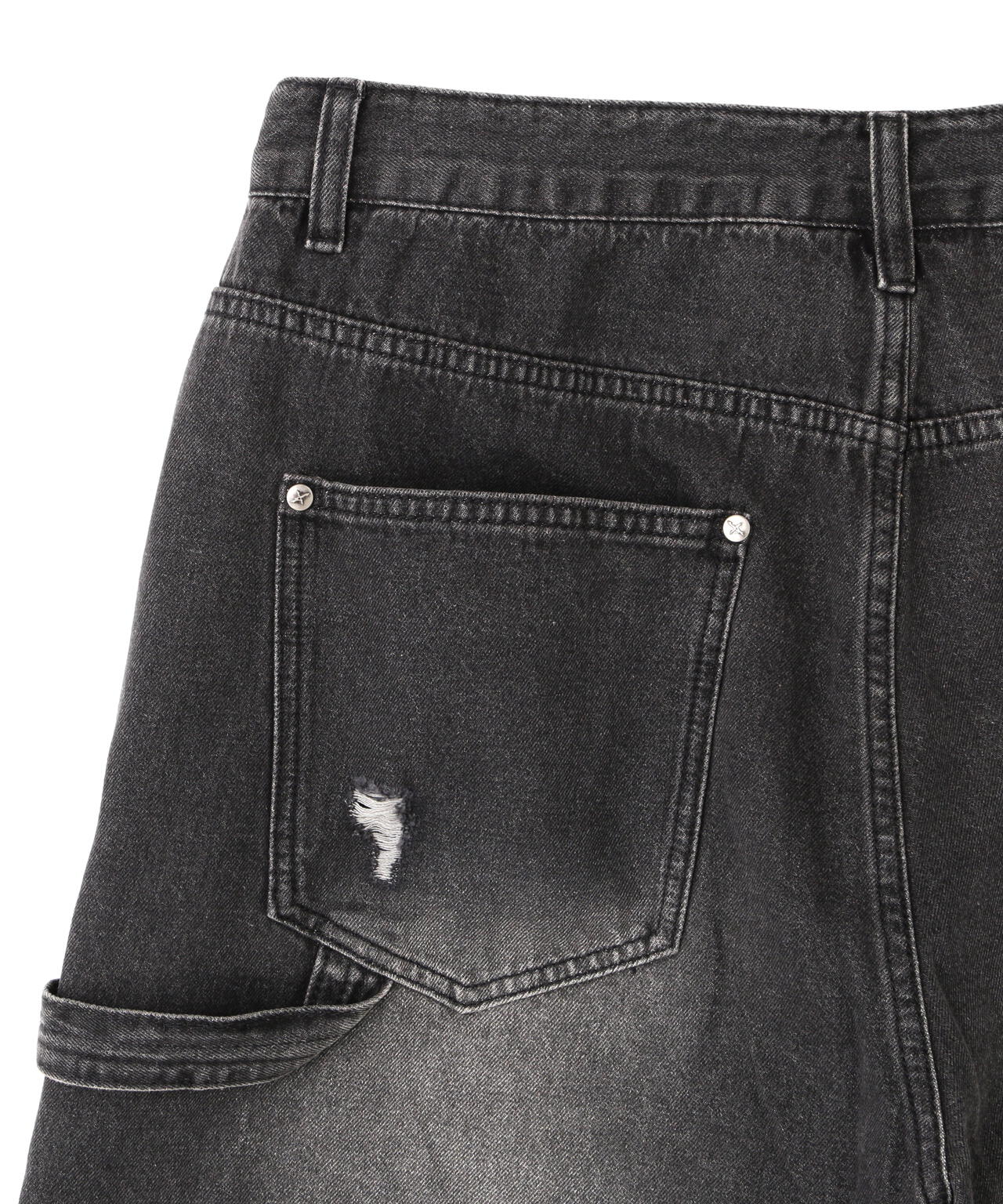 NOT4NERD/ノットフォーナード/Disztressed Carpenter Bermuda Shorts