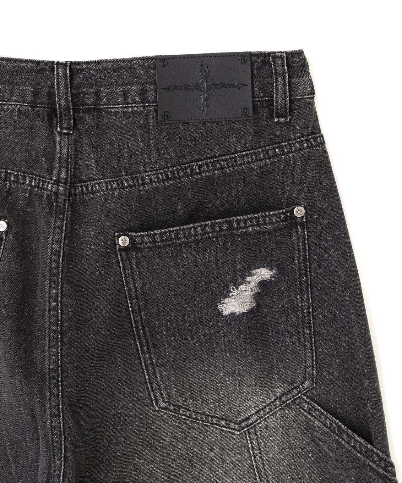 NOT4NERD/ノットフォーナード/Disztressed Carpenter Bermuda Shorts