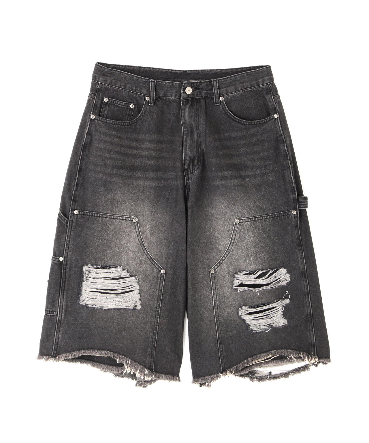 NOT4NERD/ノットフォーナード/Disztressed Carpenter Bermuda Shorts