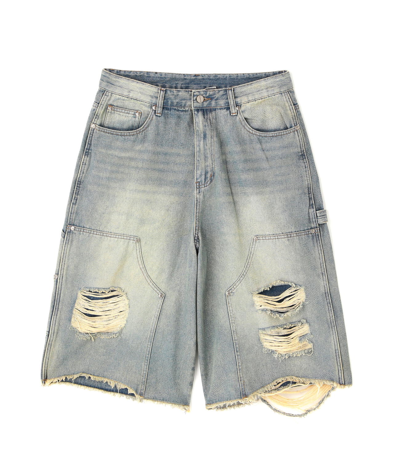 NOT4NERD/ノットフォーナード/Disztressed Carpenter Bermuda Shorts