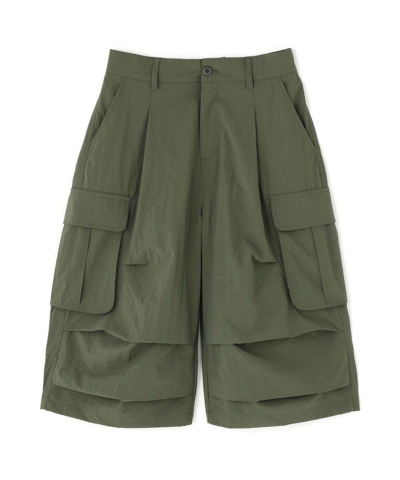 NOT4NERD/ノットフォーナード/Knee Tuck Parachute Cargo Bermuda Shorts