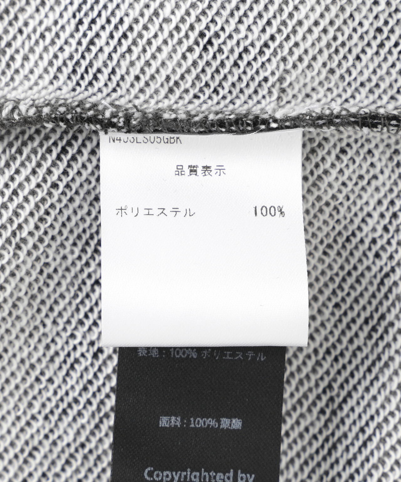 NOT4NERD/ノットフォーナード/Broken Wings Henley Neck Long Sleeve