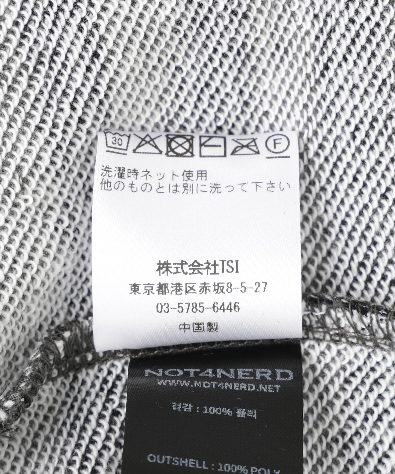NOT4NERD/ノットフォーナード/Broken Wings Henley Neck Long Sleeve