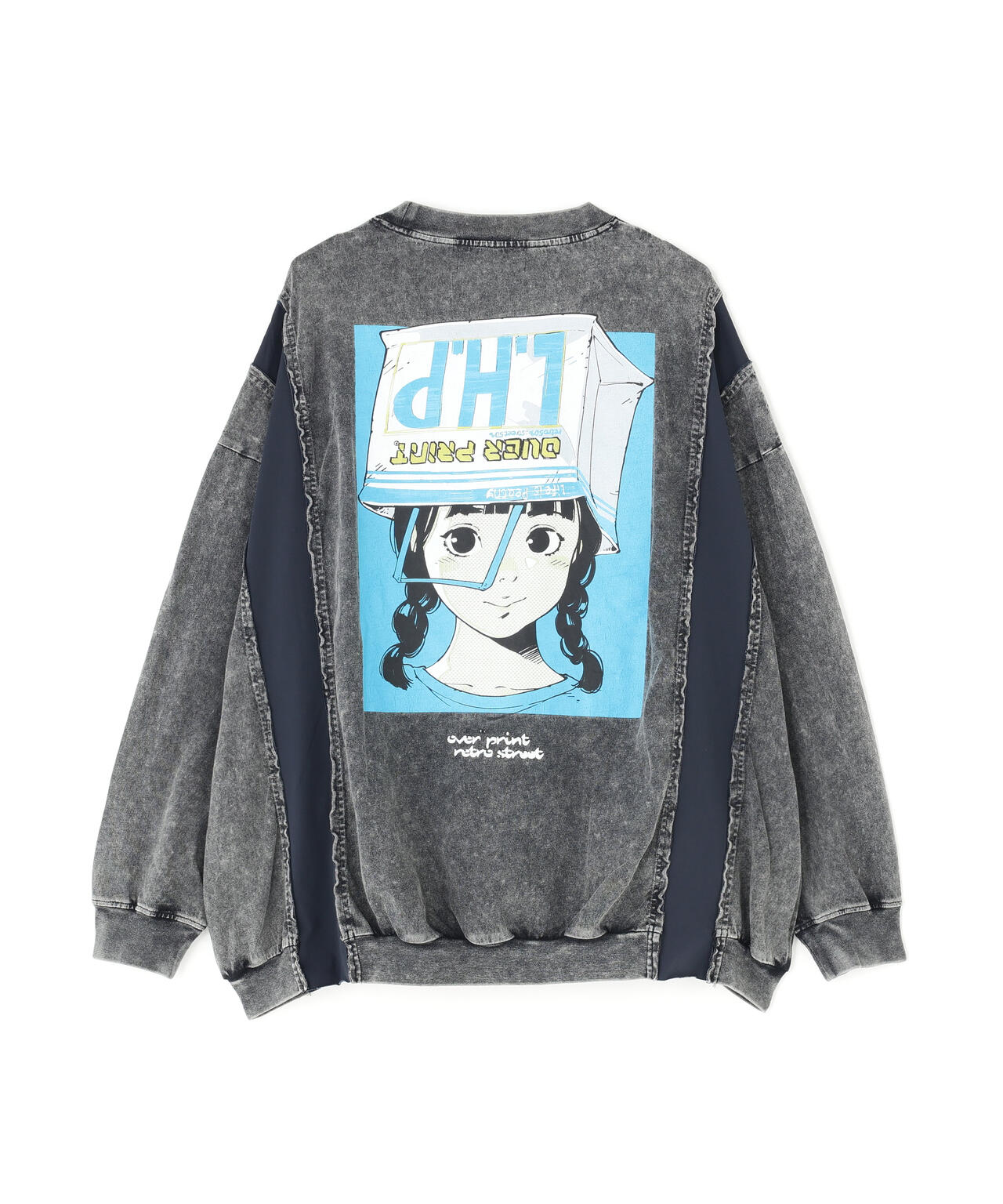 overprint/オーバープリント/別注pigment SHOPPER L/S Tee