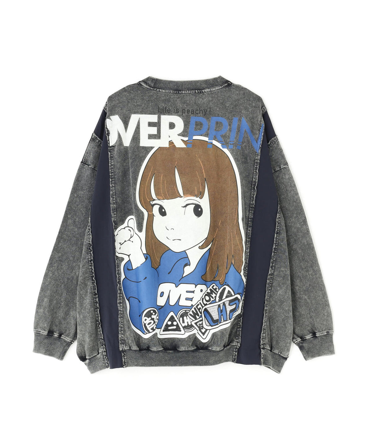 overprint/オーバープリント/別注pigment SIGNBOAD L/S Tee