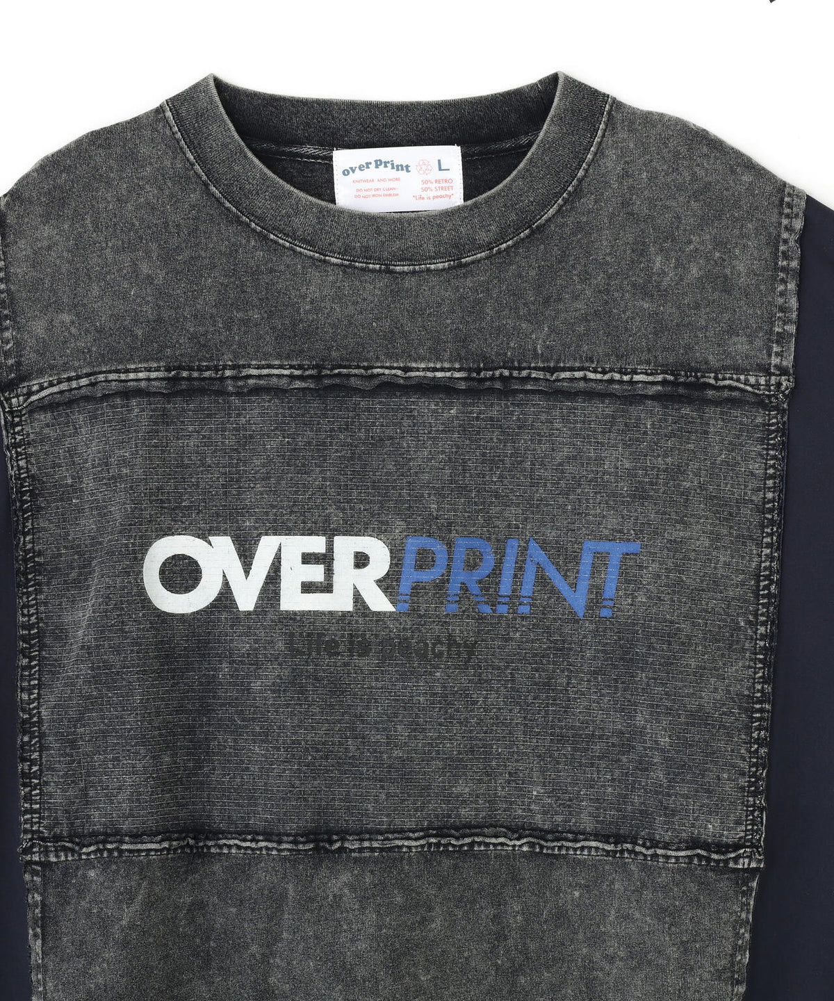 overprint/オーバープリント/別注pigment SIGNBOAD L/S Tee
