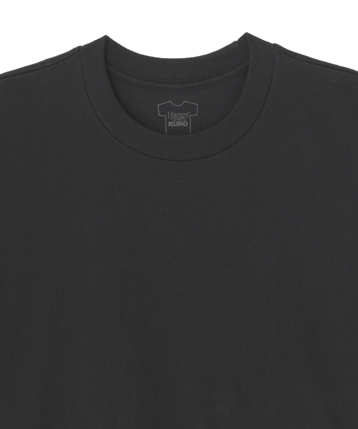 Hanes/ヘインズ/T-SHIRTS KURO クルーネック