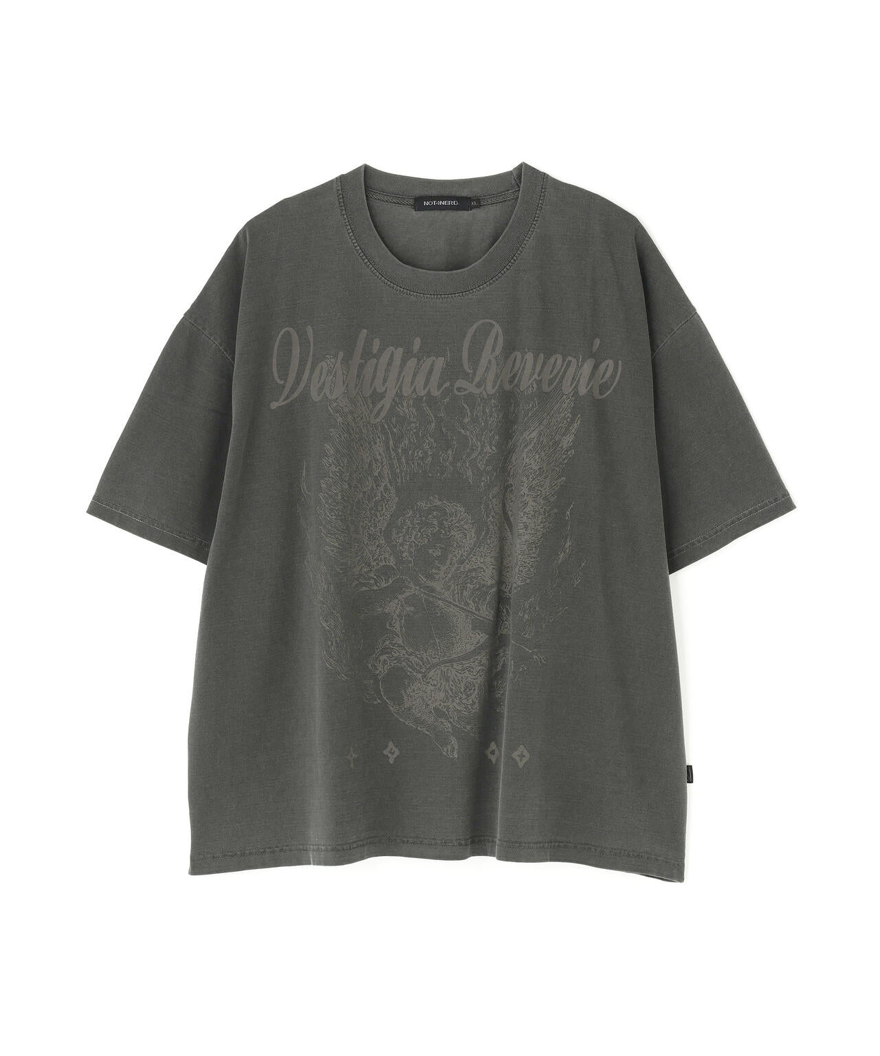 NOT4NERD/ノットフォーナード/Ignited Angel Pigment Loose Cropped T-Shirts