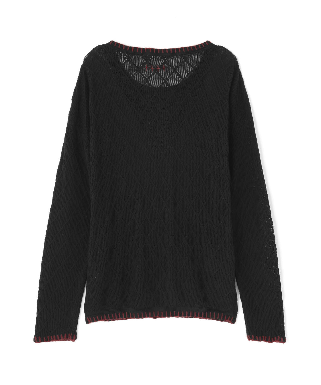 N4N/Contrast Hand Stitch Knit