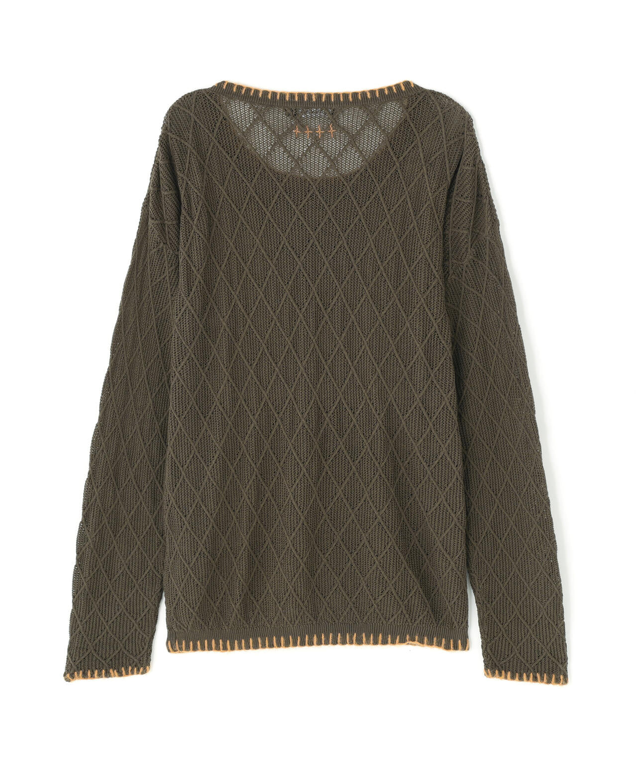 NOT4NERD/ノットフォーナード/Distressed Contrast Hand Stitch Knit
