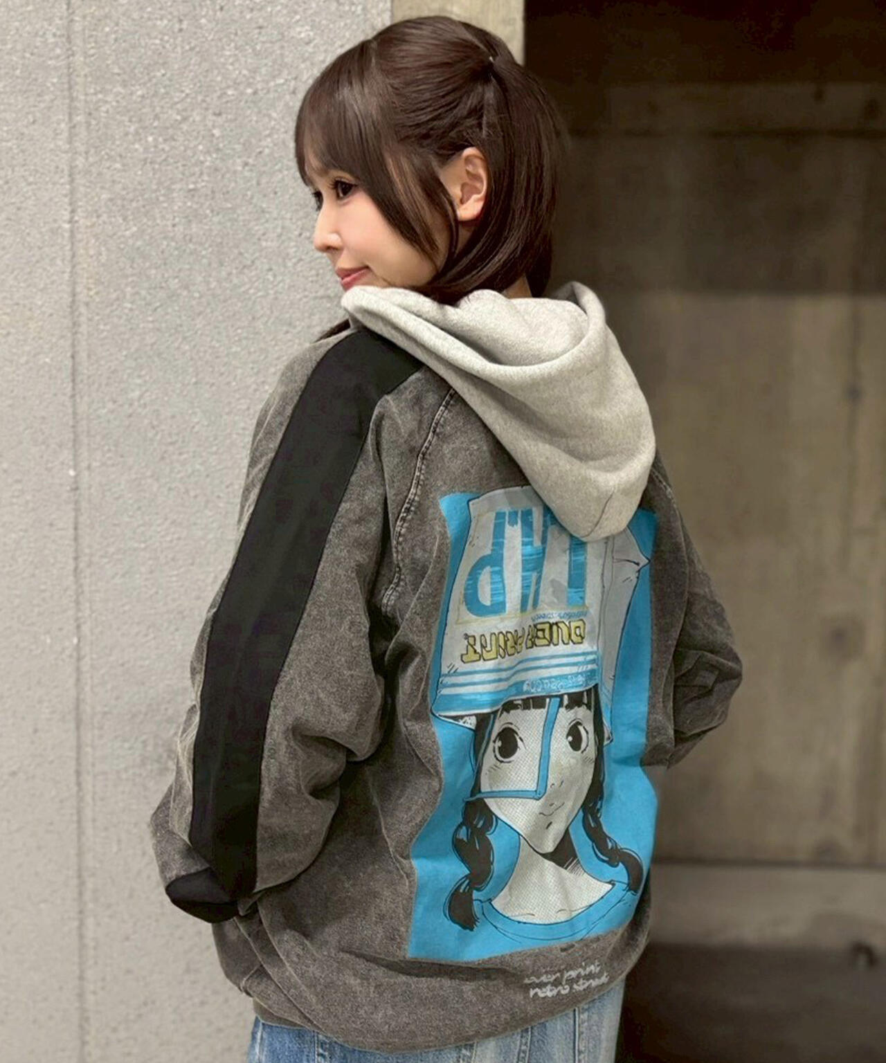 overprint/オーバープリント/別注pigment SHOPPER cotton jacket