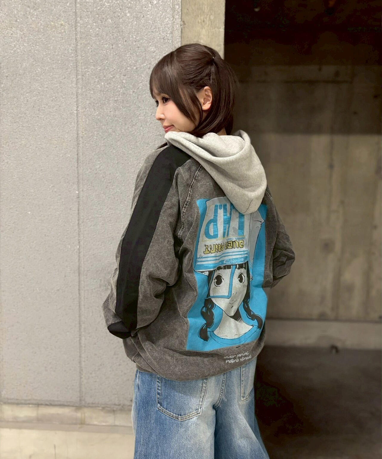 overprint/オーバープリント/別注pigment SHOPPER cotton jacket