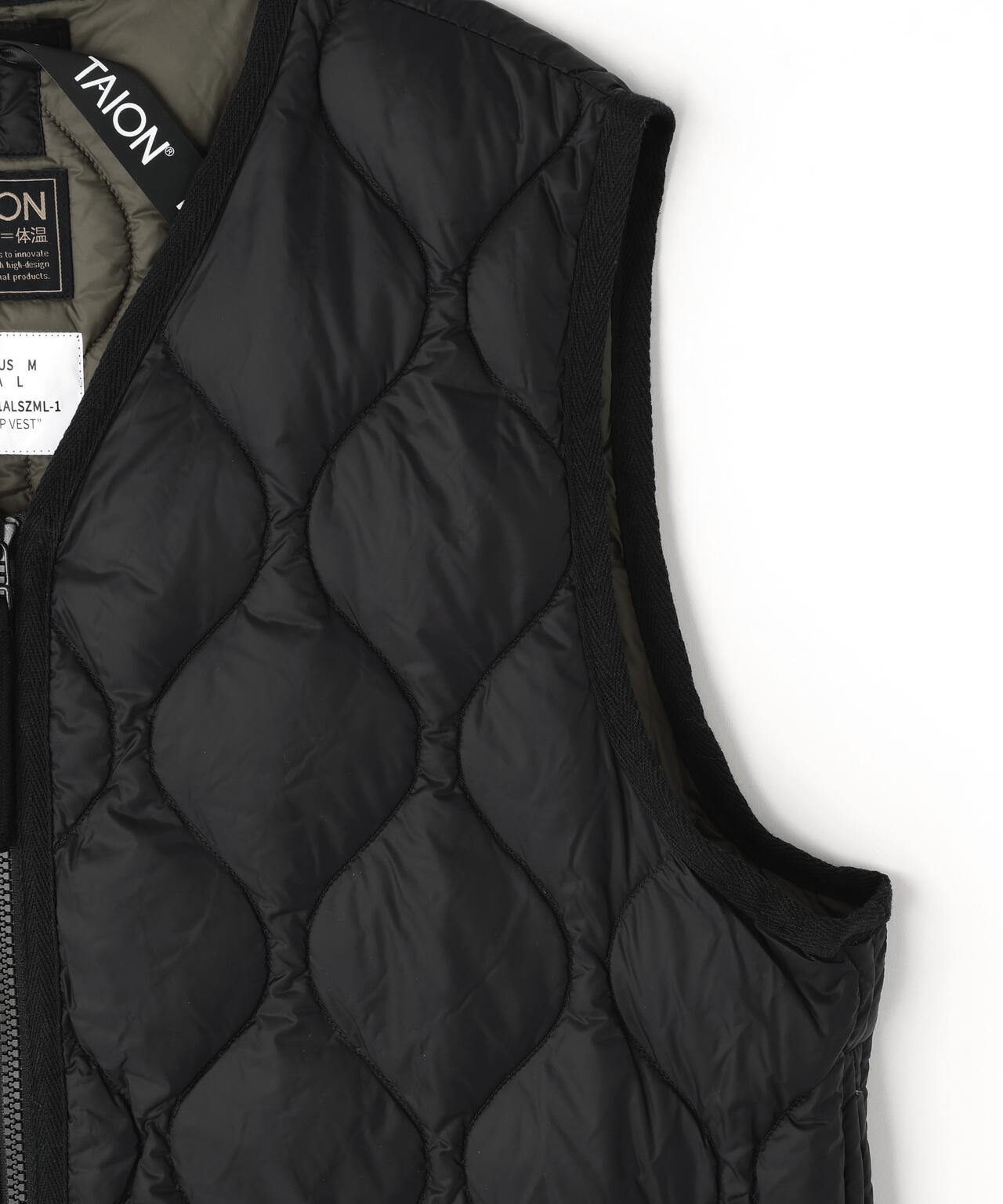TAION/タイオン/NEC W-ZIP DOWN VEST【WOMEN】