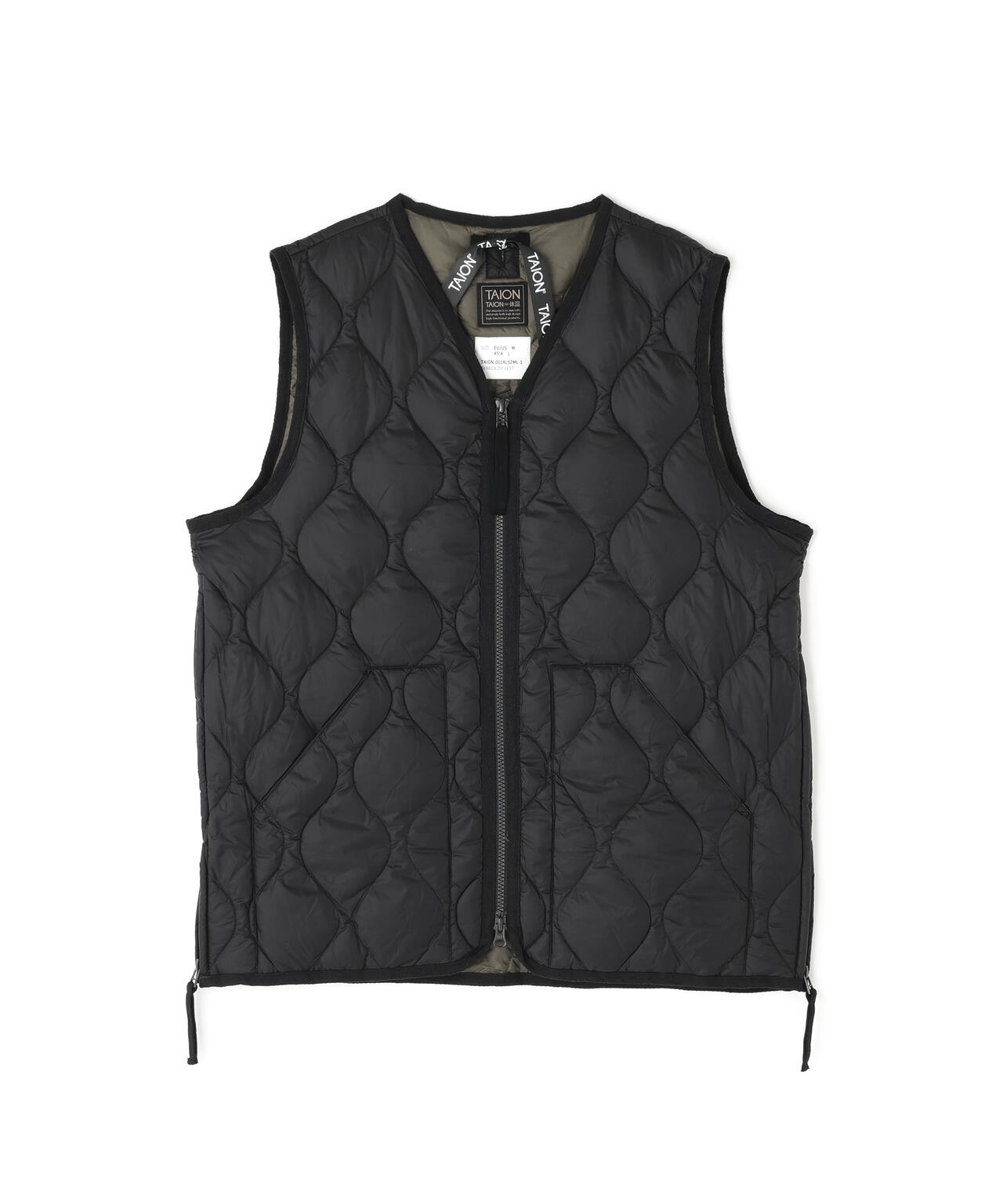 TAION/タイオン/NEC W-ZIP DOWN VEST【WOMEN】
