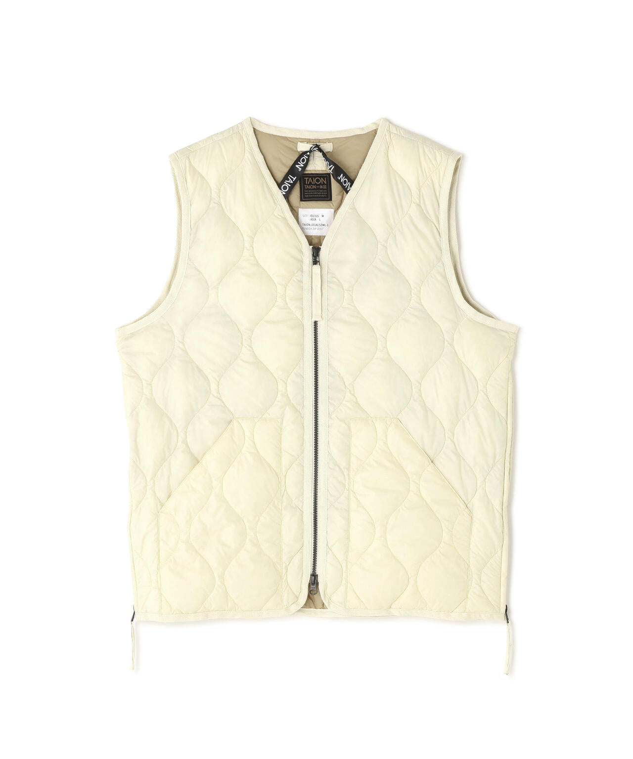 TAION/タイオン/NEC W-ZIP DOWN VEST【WOMEN】