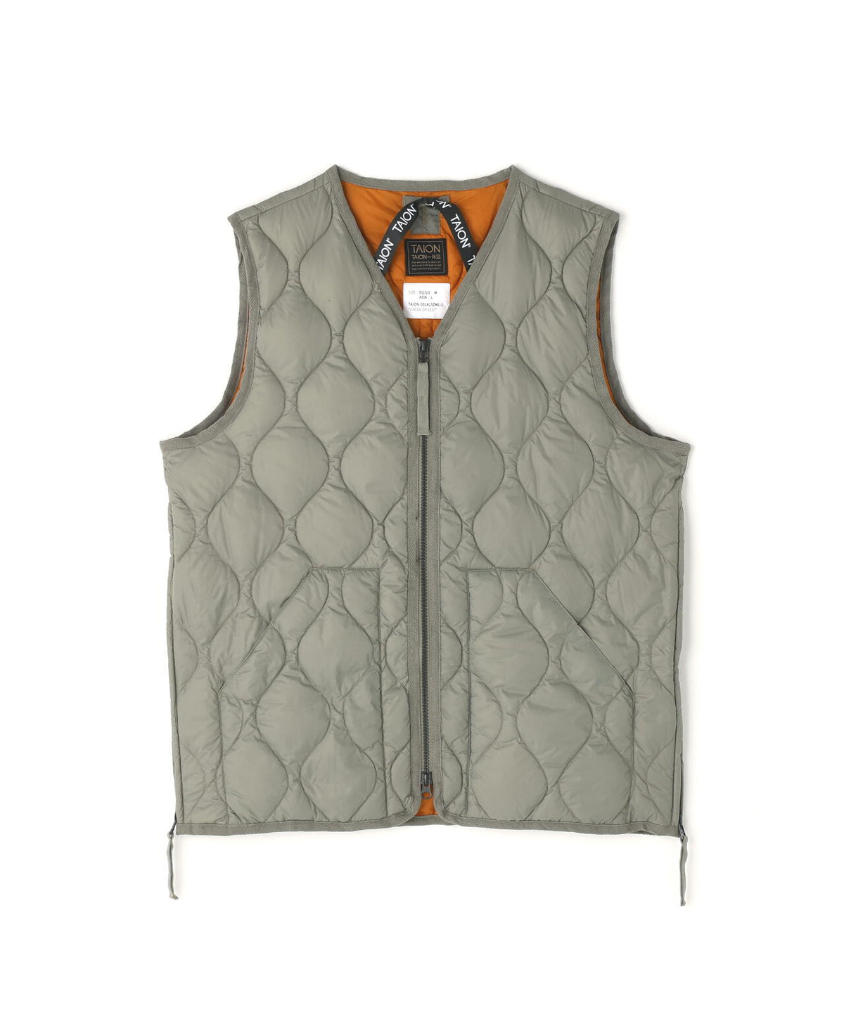 TAION/タイオン/NEC W-ZIP DOWN VEST【WOMEN】