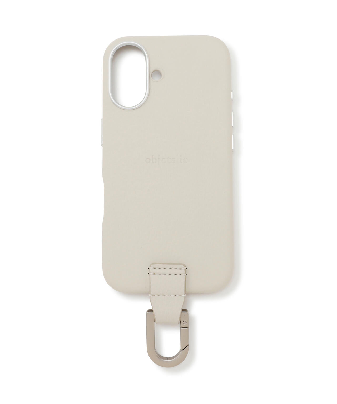 objcts.io/オブジェクツアイオー/カラビナ付きiPhoneケース【iPhone16対応】
