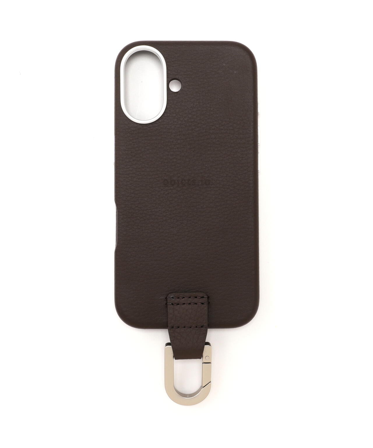 objcts.io/オブジェクツアイオー/カラビナ付きiPhoneケース【iPhone16対応】