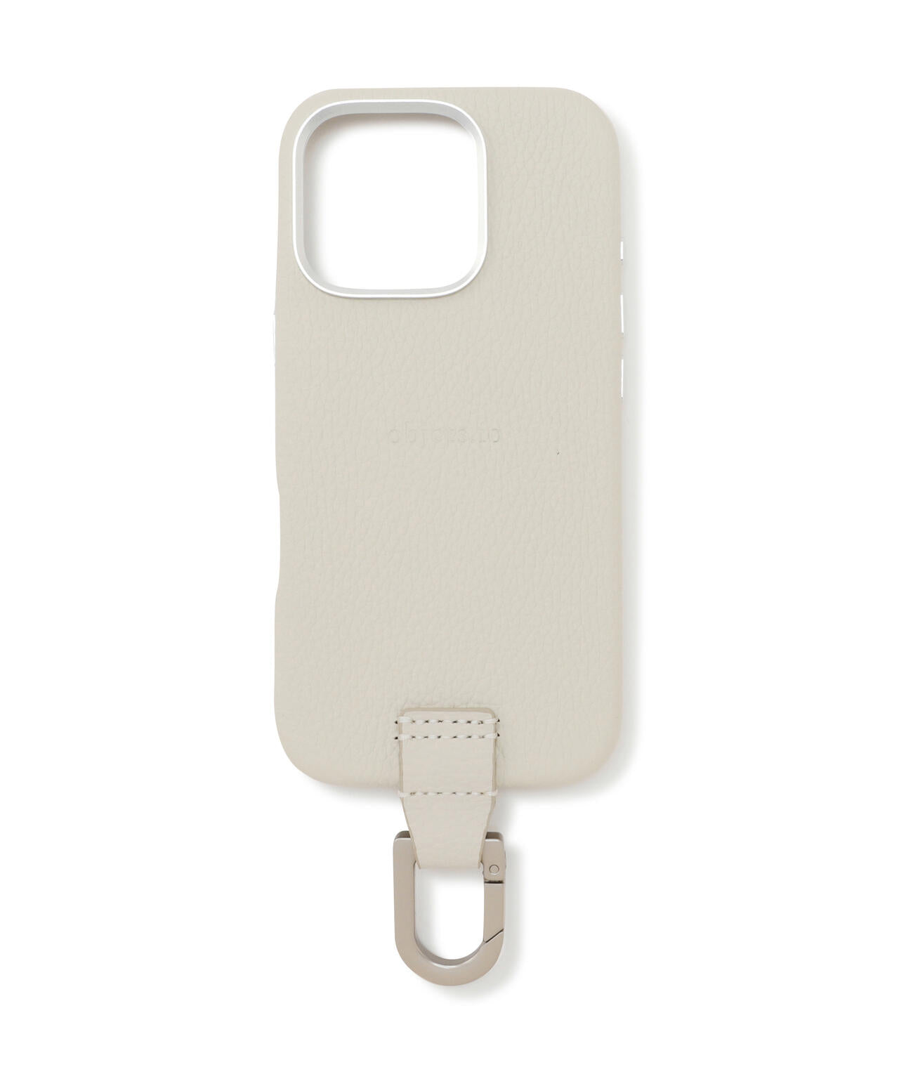 objcts.io/オブジェクツアイオー/カラビナ付きiPhoneケース【iPhone16Pro対応】