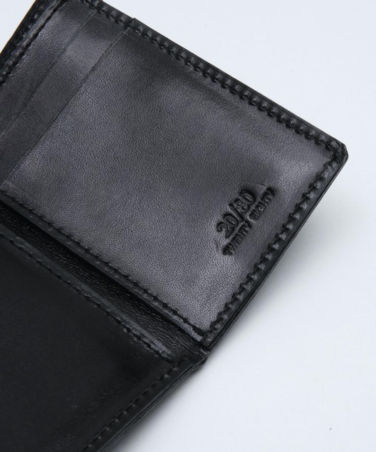 【20/80】トゥエンティーエイティー/TOCHIGI LEATHER FOLDED SMALL WALLET